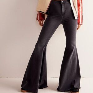 We The Free Charcoal Flare Jeans